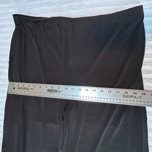 Alfani Women's Plus Size 1X Black High Rise Ankle Pull-On Legging Pants Stretch - Picture 7 of 9